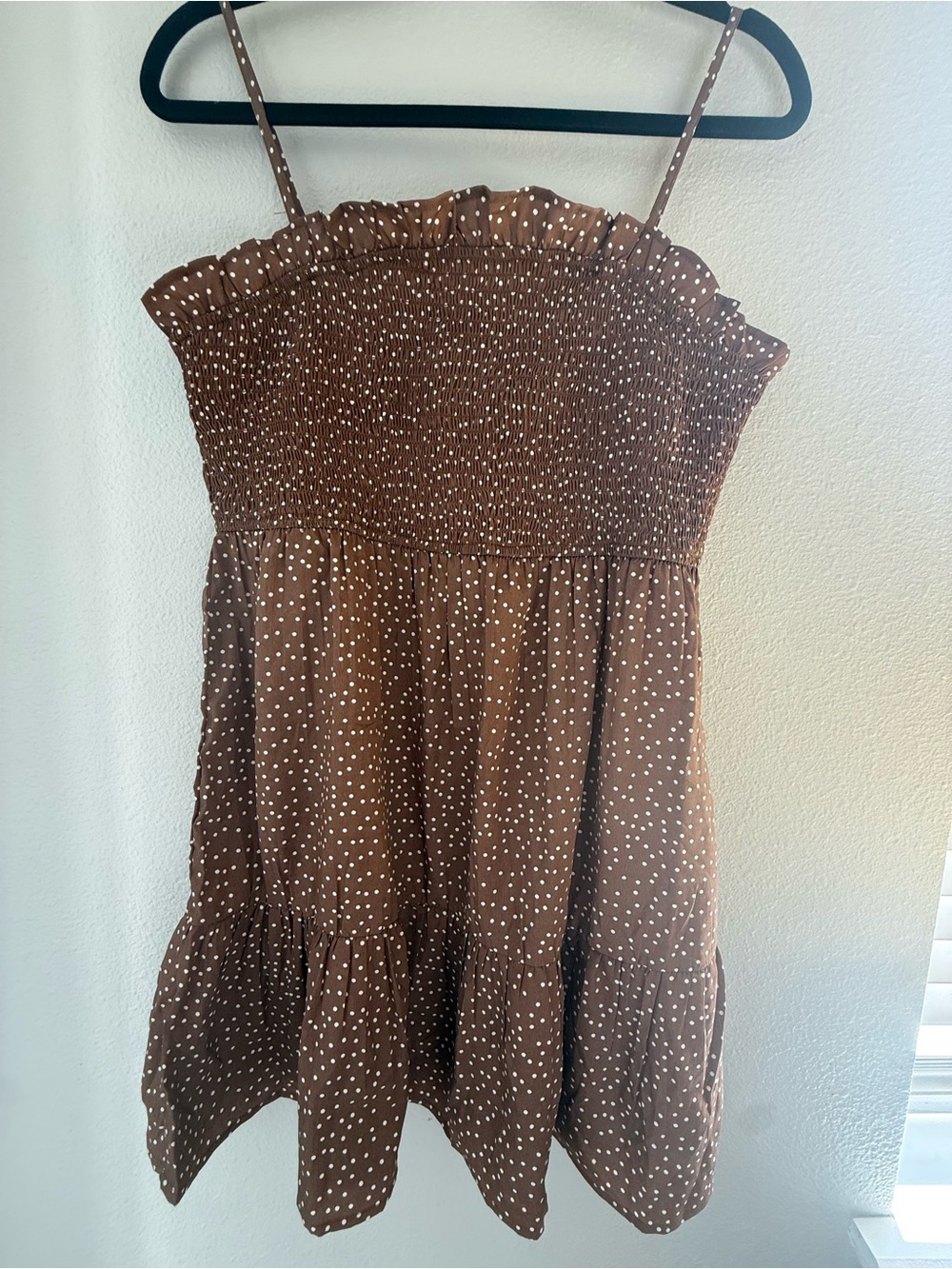 Brown Polka Dot Dress 🤎